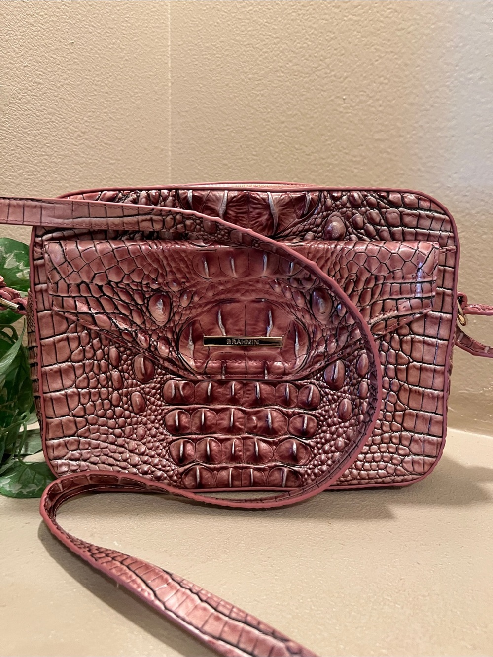 Brahmin Shea bag Dusty pink